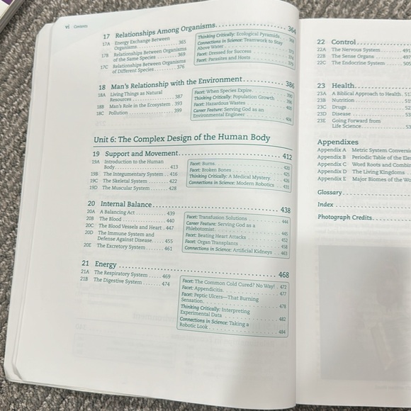 Bju Christian homeschool life science fourth edition - Picture 5 of 10